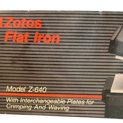 Vintage Zotos Flat Iron