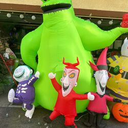 Oogie Boogie With Lock Shock And Barrel - Nightmare Before Christmas - Disney 