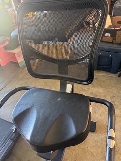 Recumbent Exercise Bike Seat and Back