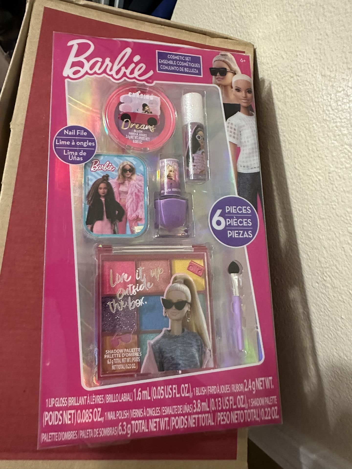 Barbie 6 Piece Cosmetic Set
