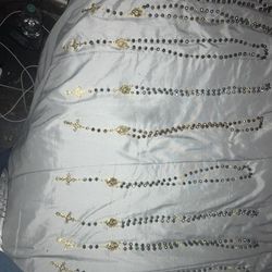 9 Crystal Rosaries 