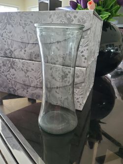 Clear vase