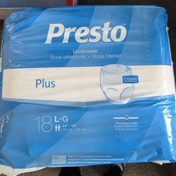 Womens Large Presto Underwear