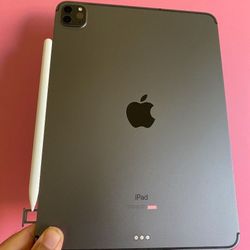  128GB Apple IPad Pro 11” 3rd Generation (2021 model / M1 chip ) WiFi + Cellular (5G / Unlocked) with pen, keyboard & Accessories 