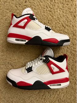 Size 8 ( Pre owned, no box) - Air Jordan 4 retro red cement