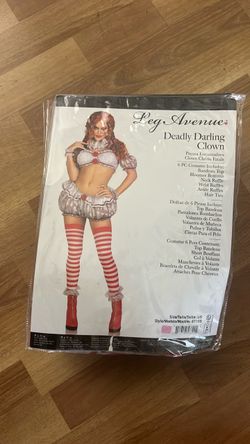 Woman L clown costume