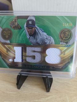 Yankees  Aroldis  Chapman  Jersey  Card