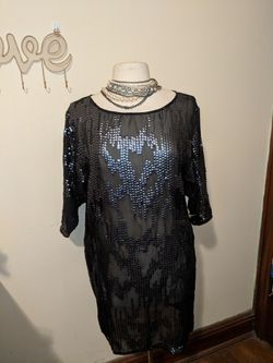 Pettycoat alley sequined dress size med