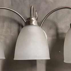 3-Light Brushed Nickel Vanity Light Fixture EFG1393AL-2