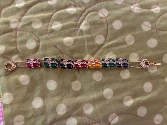 Christmas Gift Box Enamel Bracelet