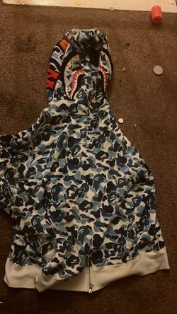 Blue bape sweater