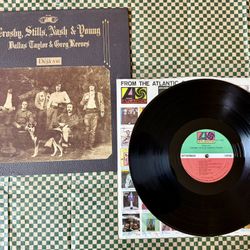 Crosby, Stills, Nash & Young Deja Vu 1970 Vinyl LP SD 7200 Textured Leather VG+