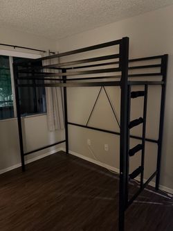 Metal loft bed