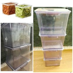XL Canisters Clear Plastic Food Storage Containers