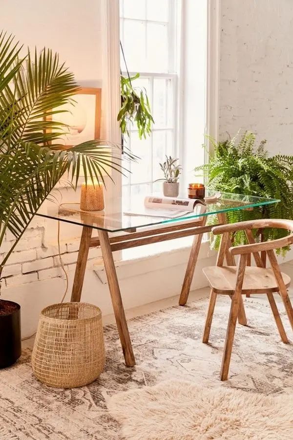 Glass Urban Outfitters Desk