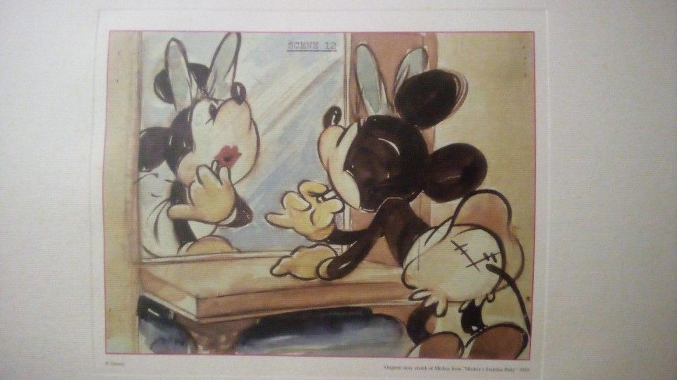 PRINT OF THE 1939 ORIGINAL MICKEY'S SURPRISE PARTY
