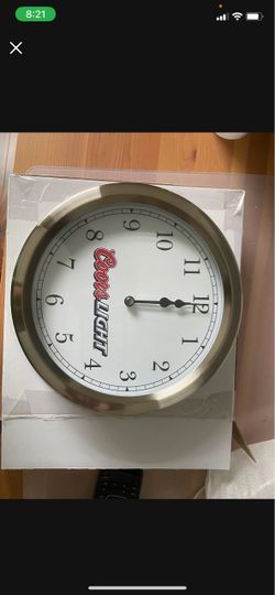 Coors Light Wall Clock NEW