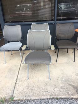 2 Humanscale Mesh Office Chairs, $25 each