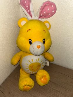 Care Bears Funshine Bear Easter Bunny Plush
