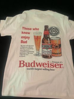 Budweiser Graphic T-Shirt White