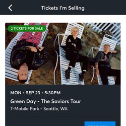 Green Day Pit Tickets 