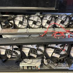 Mining Rig Frame And Mother Board