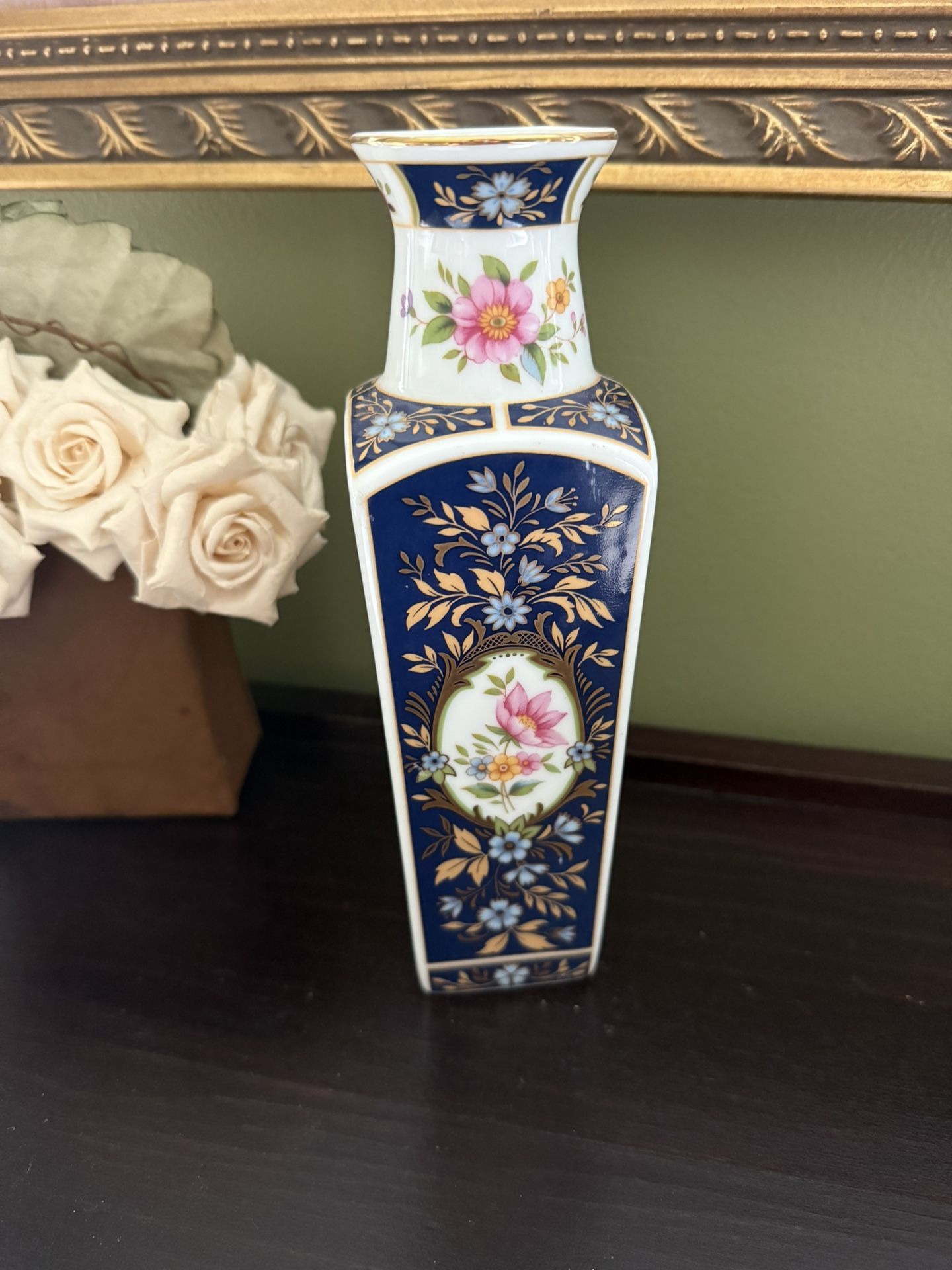 Floral Porcelain Vase