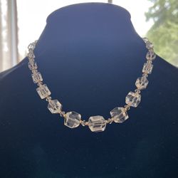 Vintage Necklace With Crystal
