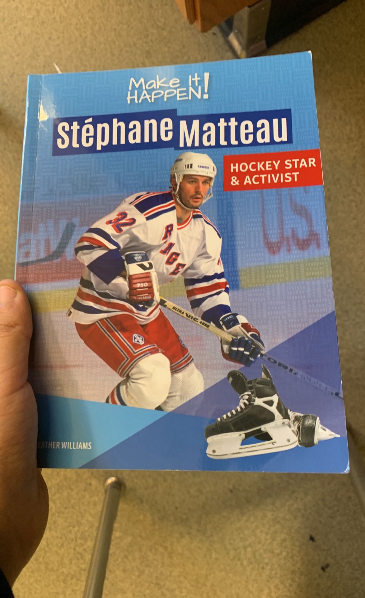 Signed Stéphane Matteau Book