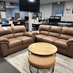 2PC Ashley Sofa & Loveseat 