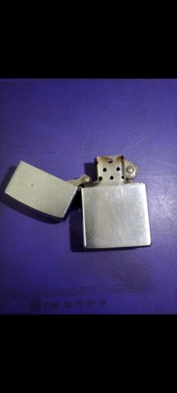 Zippo silver lighter