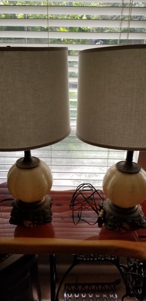 Antique BRONZ LAMPS