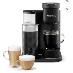 Keurig K-Cafe Essentials K-Cup Coffee, Latte & Cappuccino Maker with built-in Milk Frother NEW
