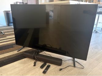 55” 4K UHD Smart TV and Sound Bar