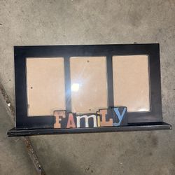 “Family” Picture Frame (3 Picture Slots)