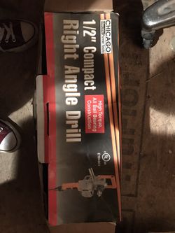 1/2 right angle drill. Used once