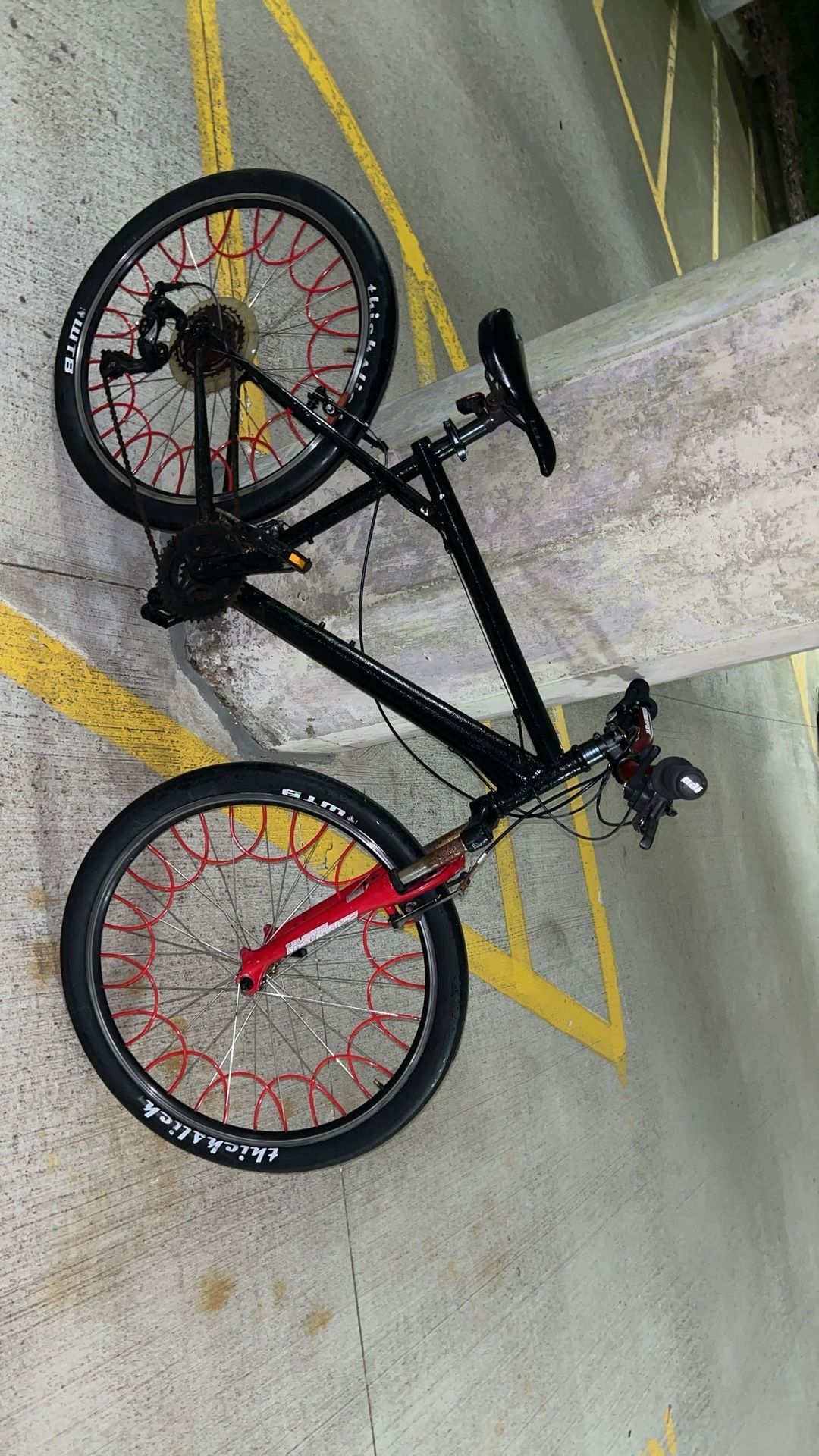 Black And Red Gt Bike