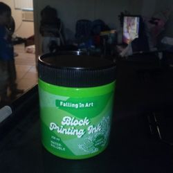 Falling in Art Water-Soluble Block Printing Ink, 6-Color Printmaking Ink Set for Linoleum Block, 3.5 floz