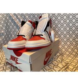Mens Nike Air Jordan 1 Retro High OG Heritage Red White   