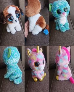 TY Beanie Boo Plush Stuffed Animals Lot of 3
