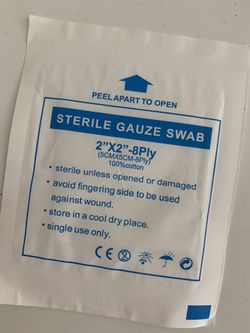 2”x2” -8 ply Sterile gauze swab