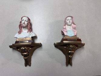 Virgin Mother Porcelain Statue Bundle