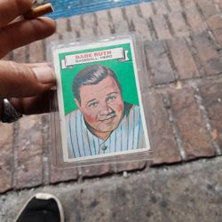 1967 Topps Who Am I Babe Ruth!