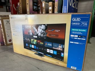 UNBEATABLE TV PRICES! 75" Samsung 4K QLED HDR Smart QN75Q80DDFXZA