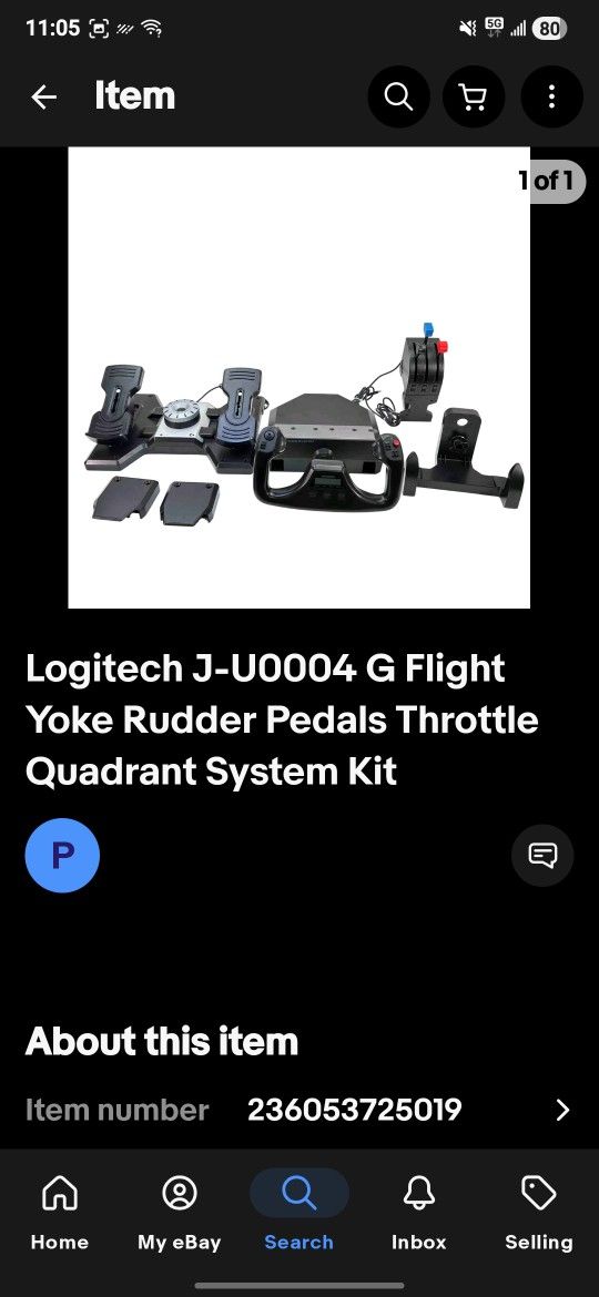 Logitech Flight Simulator Controls And More