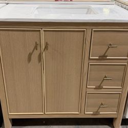 36” Natural Oak Vanity (Ready to Install) $1710