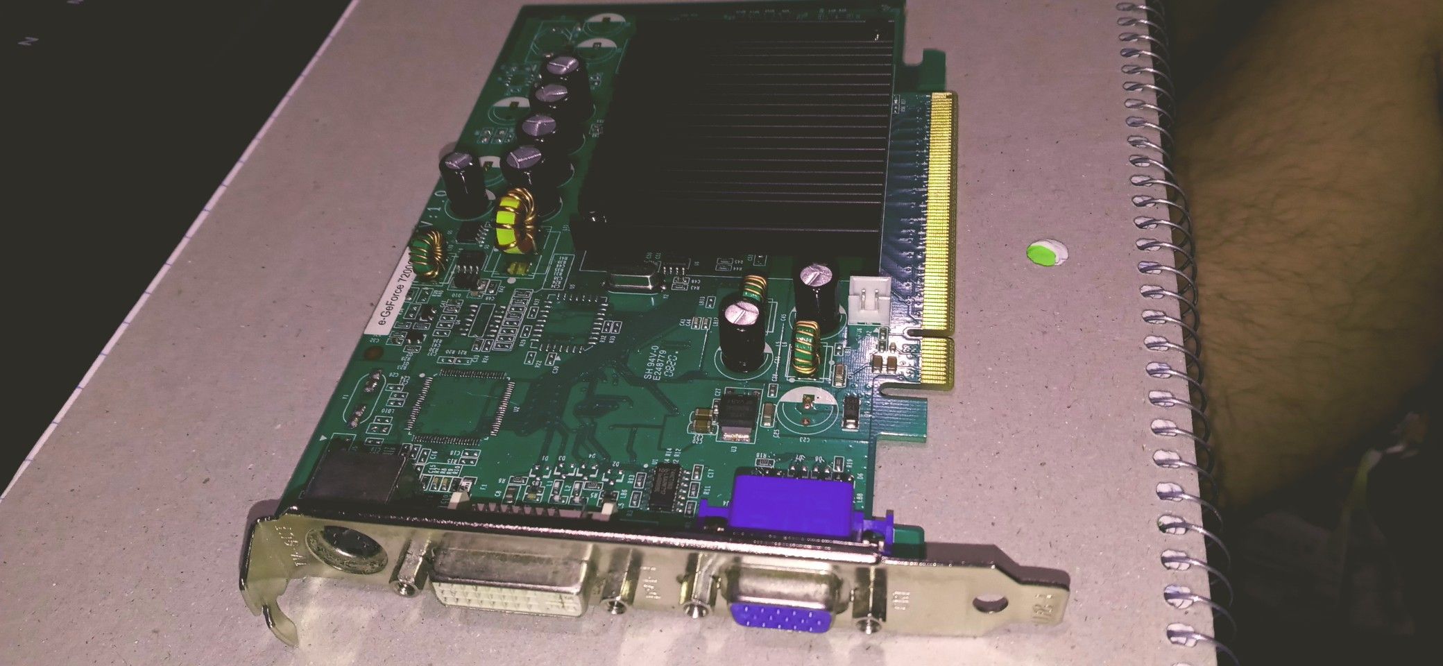 EG Force 7200gs video card 7200 GS 256 MB ddr2