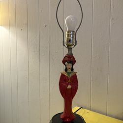 Geisha Inspired Vintage Lamp. It Works!
