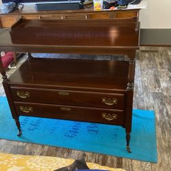 ETHAN ALLEN Georgian Court Solid Cherry Traditional Style 64" Server Buffet 11-6227