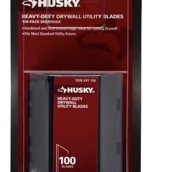 HUSKY HEAVY DUTY DRYWALL UTILITY BLADES